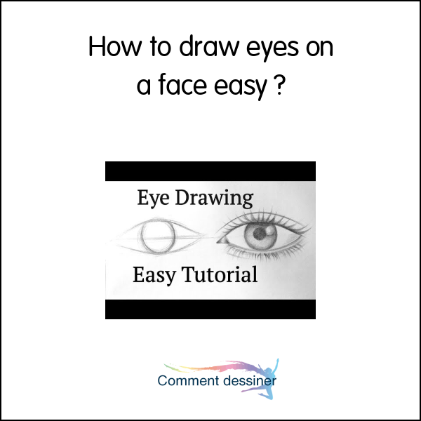 How to draw eyes on a face easy